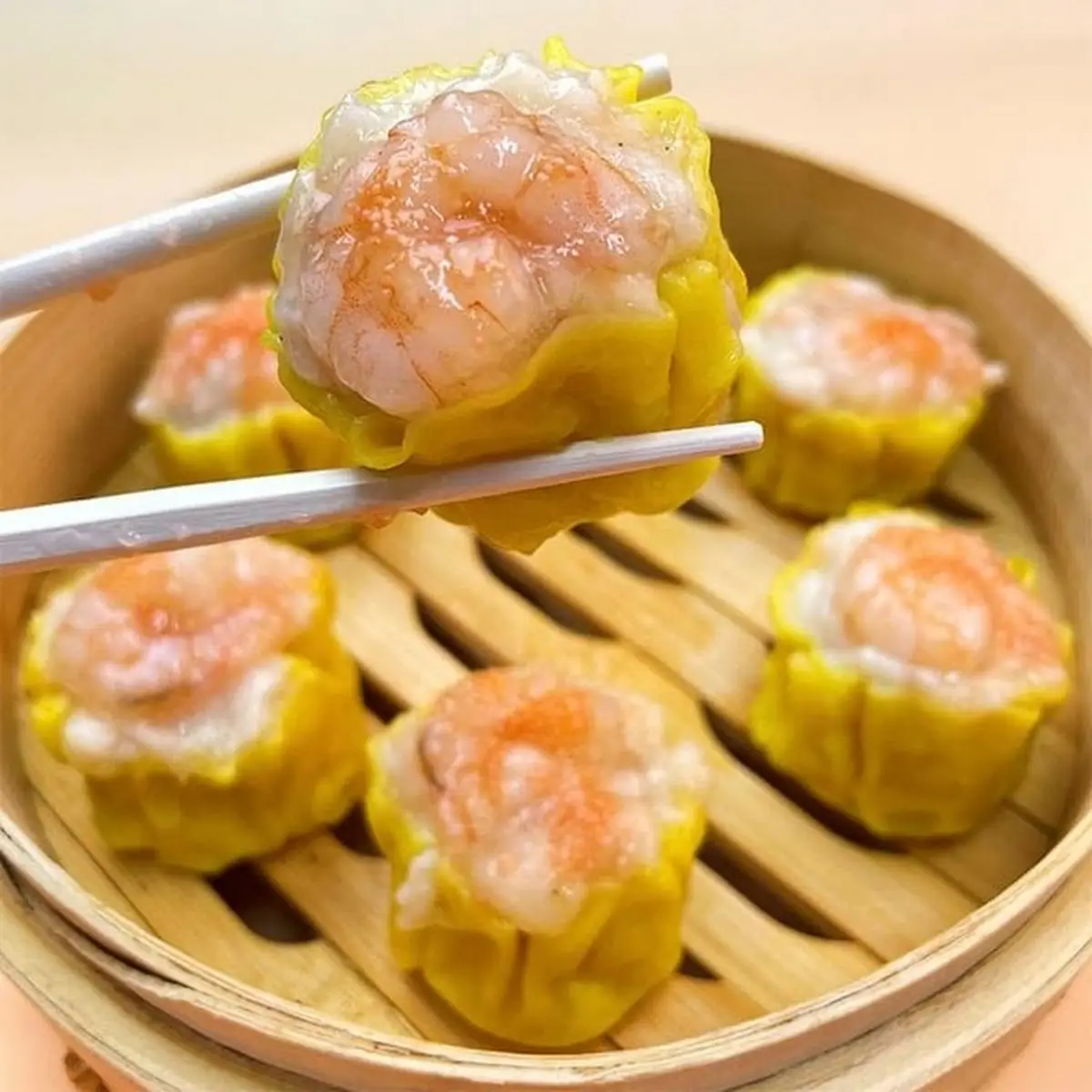 steam shrimp dumpling 6 水晶虾饺